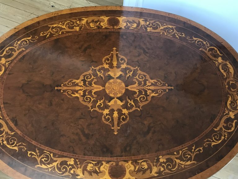 Biedermeier Writing Table- top- styylish