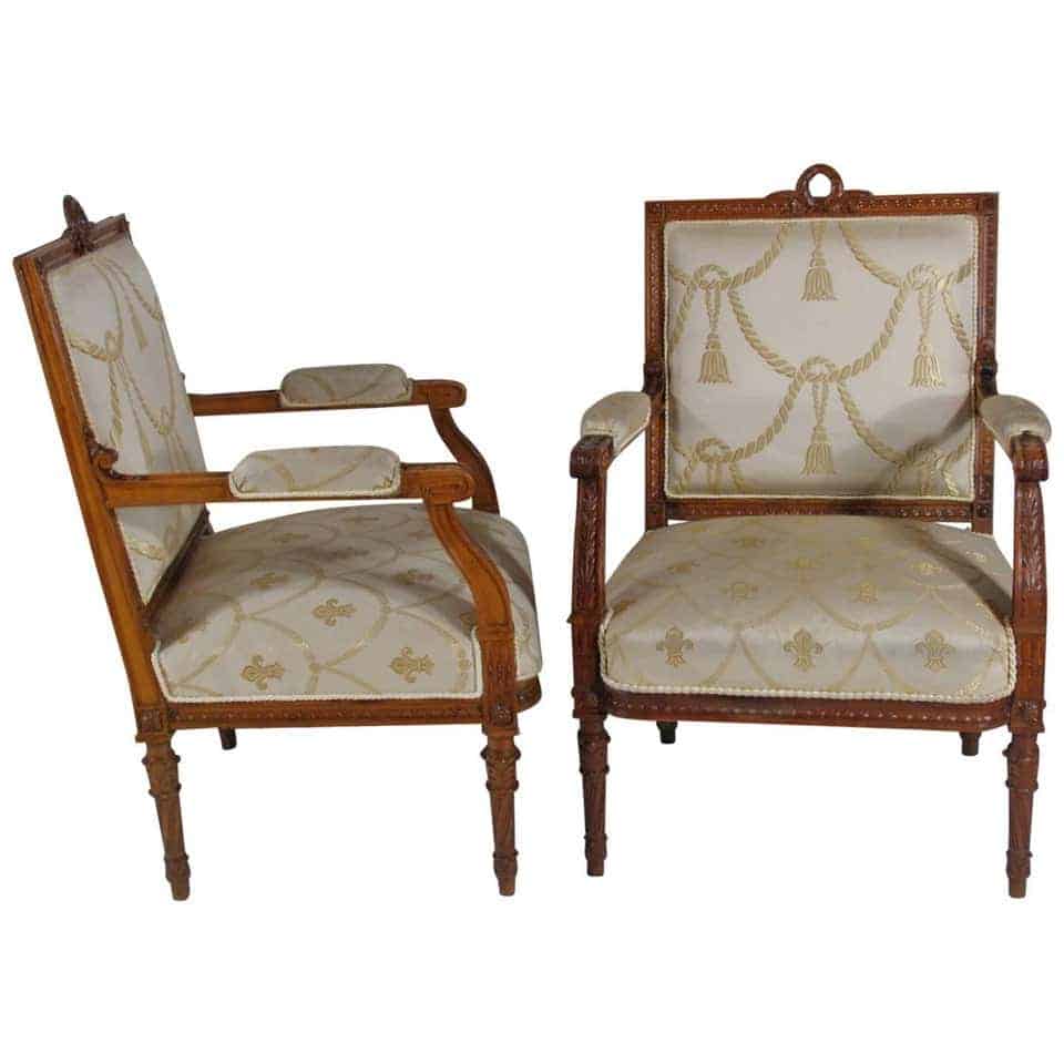 Louis XVI Style Armchairs- 19th century- styylish