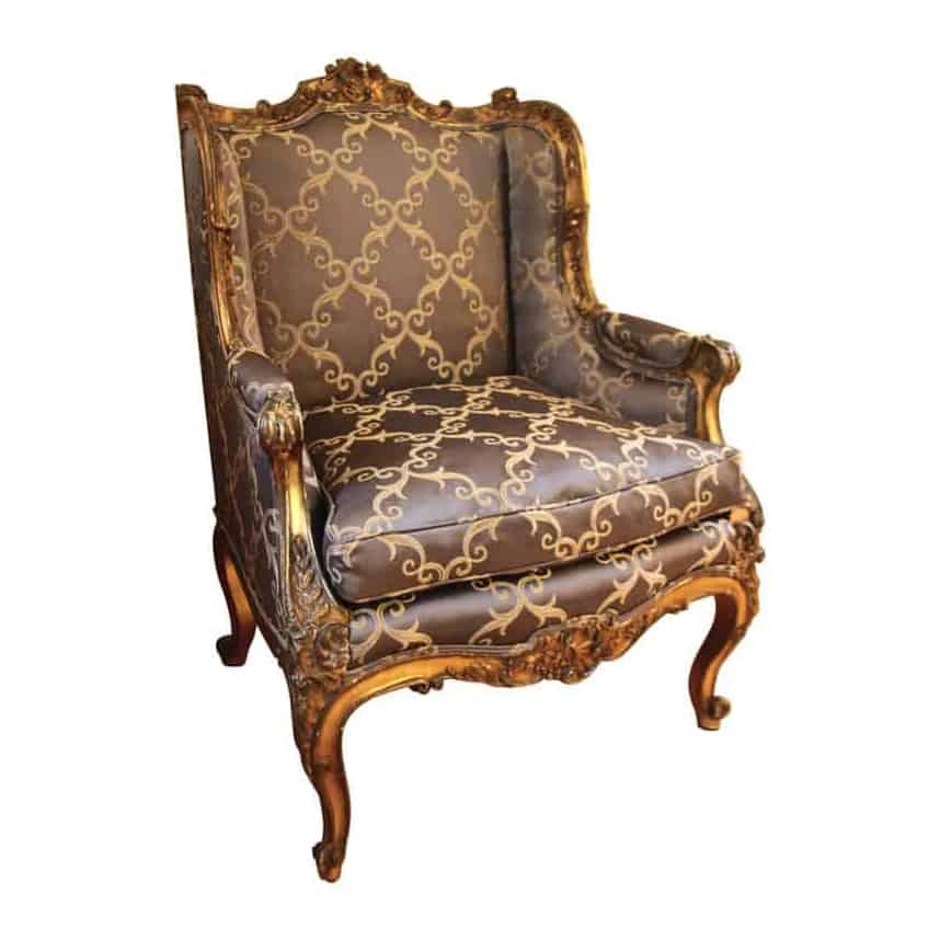 19th Century Gilded Wood Bergere- styylish