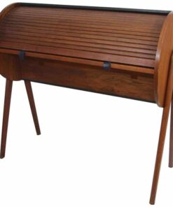 Mid Century Modern Rolltop Desk- 20th century- styylish