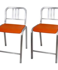 Pair of Emeco Bar Stools- 20th century- styylish