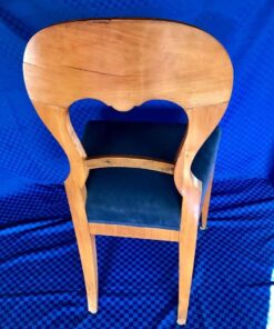 Biedermeier Chair of a Set of Three- back- styylish