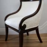 Empire Tub Chair,  France 1820, mahogany