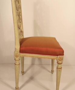 Four Gustavian Chairs- side- styylish
