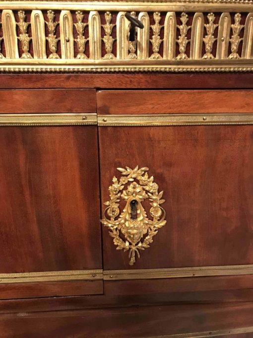 19th Century Louis XVI Style Cabinet- closeup- styylish