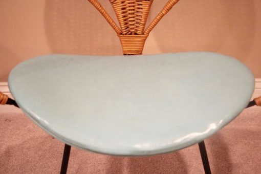 Mid-Century Style Rattan Ribbon Chair- seat- styylish