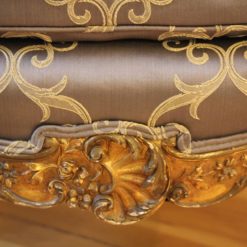 19th Century Gilded Wood Bergere- closeup- styylish