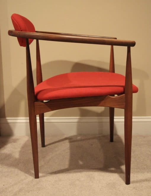 Pair of Mid Century Armchairs- side- styylish