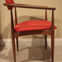 Pair of Mid Century Armchairs- side- styylish