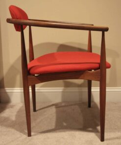 Pair of Mid Century Armchairs- side- styylish