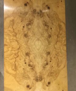 Mid Century Burled Olive Credenza- top- styylish