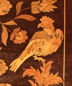 Dutch Card table- bird intarsia- styylish