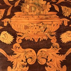 Dutch card table- intarsia of flowers- styylish