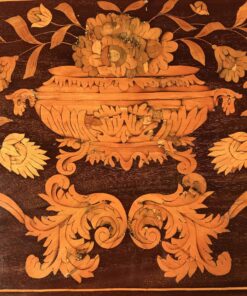 Dutch card table- intarsia of flowers- styylish