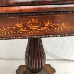 English Regency Card Table- closeup- styylish