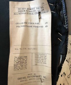 Vintage Pair of Drexel Lounge Chairs- tag- styylish