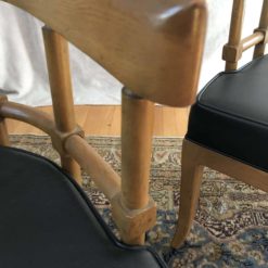 Vintage Pair of Drexel Lounge Chairs- closeup backrest- styylish