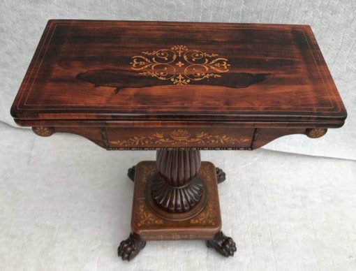 English Regency Card Table- top- styylish