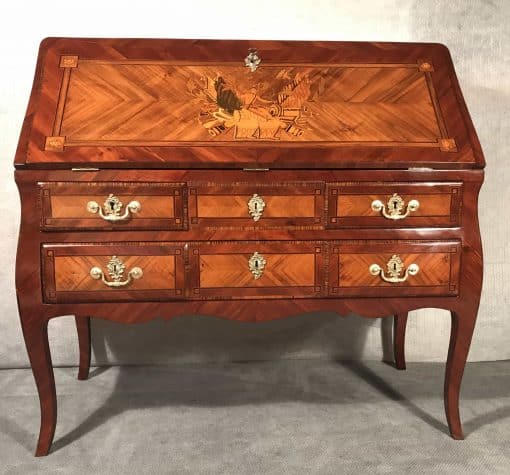 French Louis XV Secretaire- front- styylish