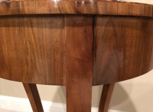 Biedermeier Side Table- closeup back- styylish