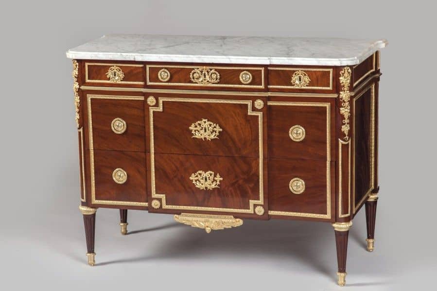 Louis XVI - Example Of Reisener's Commode