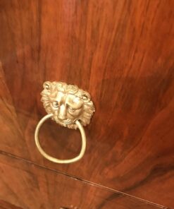 Antique Drop Front Desk- closeup drawer- styylish