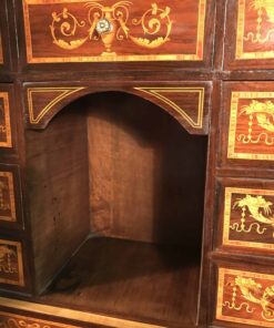 Italian Antique Drop Front Desk- central compartment- styylish