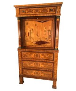 Italian Antique Drop Front Desk- 19th century- styylish