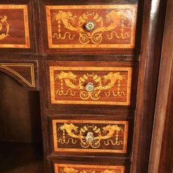 Italian Antique Drop Front Desk- interior drawers- styylish