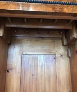 Small Biedermeier Wardrobe- closeup interior- styylish