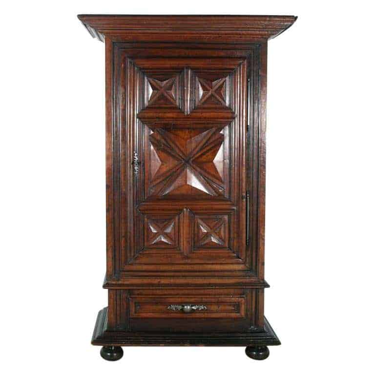 Armoire - French Walnut Period Louis XIII Armoire