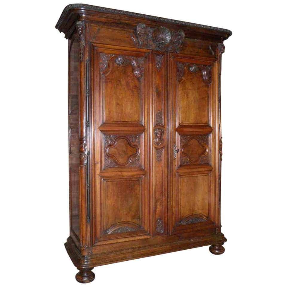 Armoire - Louis XIV Walnut Armoire