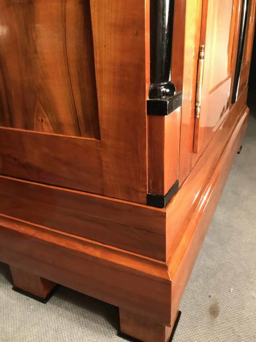 Biedermeier Wardrobe walnut- corner- styylish