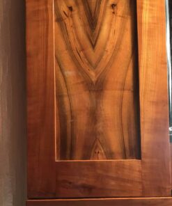 Biedermeier Wardrobe walnut- closeup side- styylish