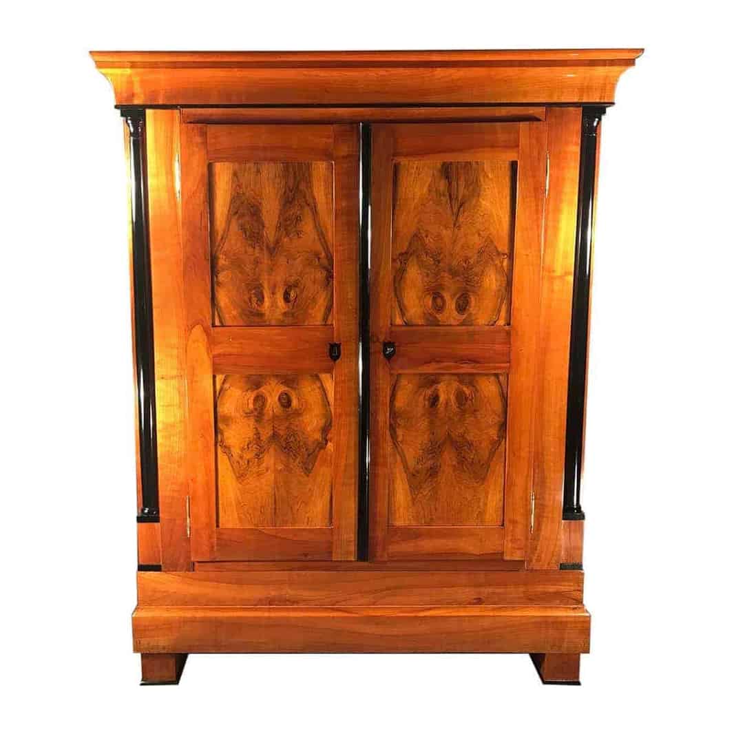 Biedermeier Wardrobe walnut- 19th century- styylish