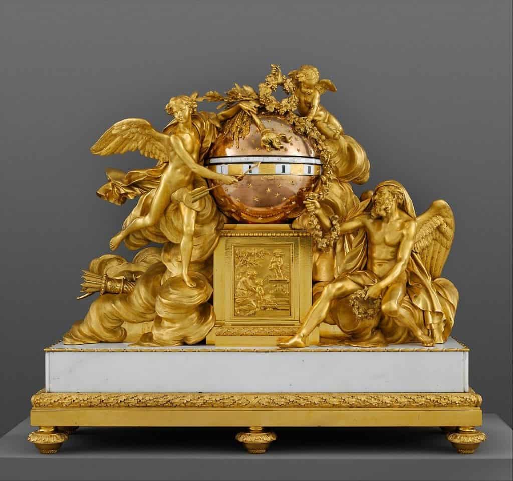 French ormolu-mantel-clock- styylish