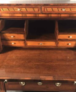 Antique Cylinder Desk- closeup open- styylish
