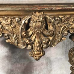 Giltwood Console Table- closeup front- styylish