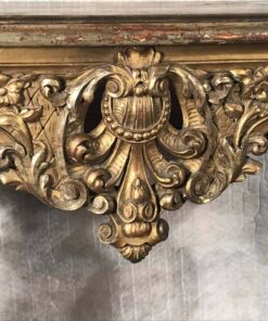 Giltwood Console Table- closeup front- styylish