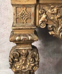 Giltwood Console Table- detail- styylish