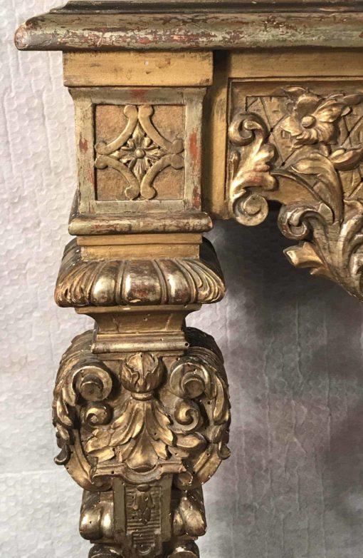 Giltwood Console Table- detail- styylish