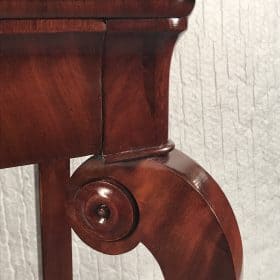 Biedermeier Mahogany Console Table, Northern Germany 1820