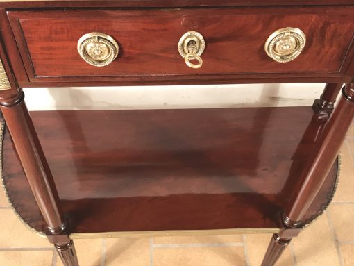 French Antique Console Table- closeup- styylish