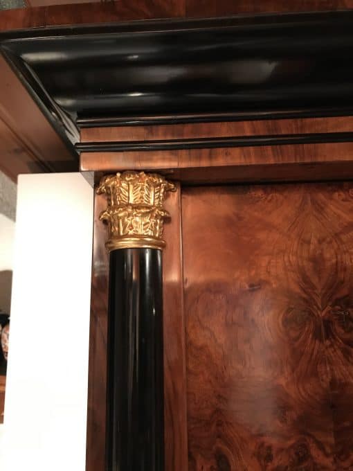 Biedermeier Wardrobe walnut- column- styylish