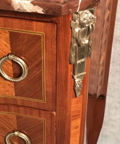 Louis XVI Style Dresser- closeup of corner- styylish