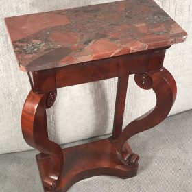 Biedermeier Mahogany Console Table, Northern Germany 1820