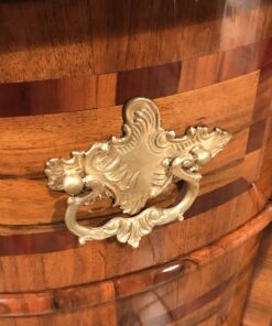 German Baroque Dresser- closeup of brass fitting- styylish