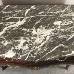 European Antique dresser- detail of marble top- styylish