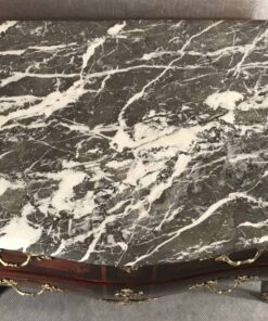 European Antique dresser- detail of marble top- styylish