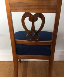 Set of four Biedermeier Chairs- back-view- styylish